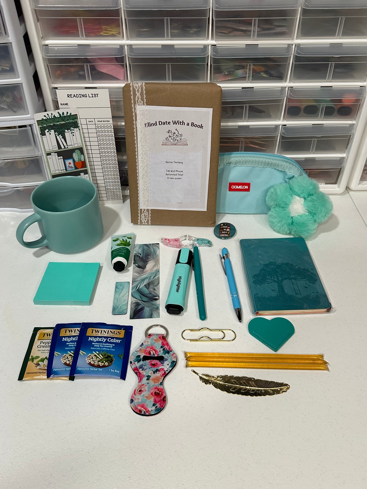 20 Item Mystery Bookish Bundle - with Mystery Book