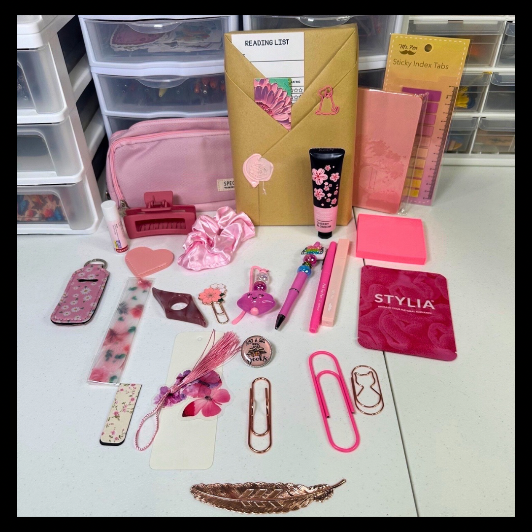 25 Item Mystery Bookish Bundle - with Mystery Book