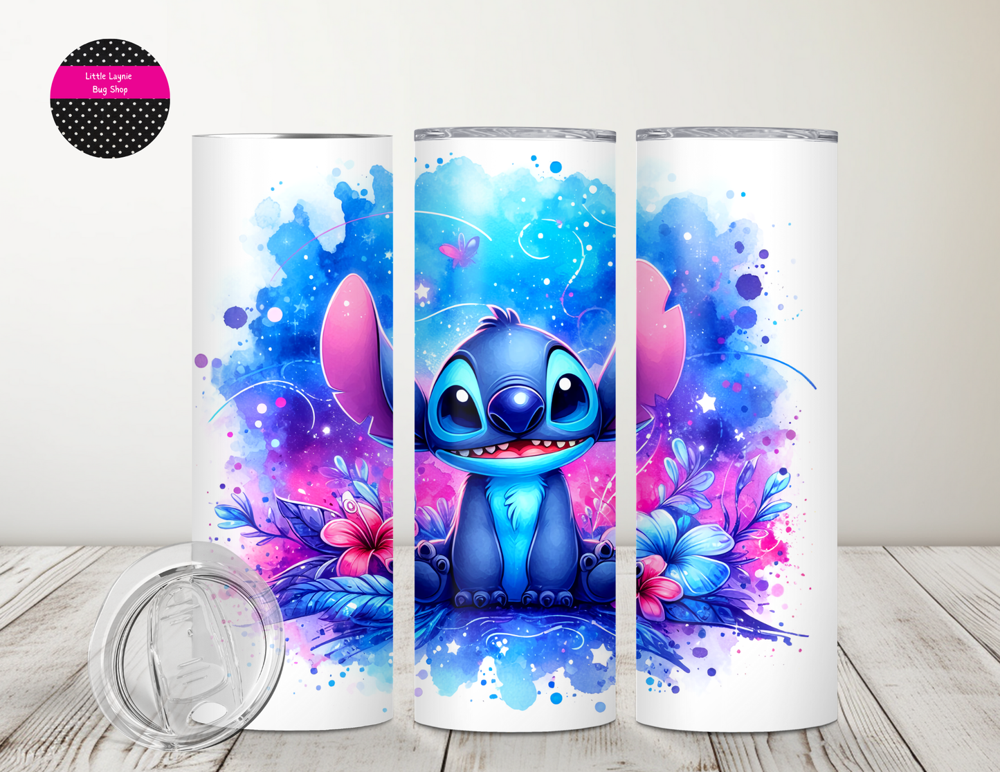 Stitch Blue Splash Tumbler