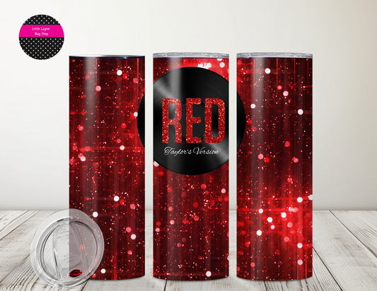 Red Taylor’s Version Tumbler