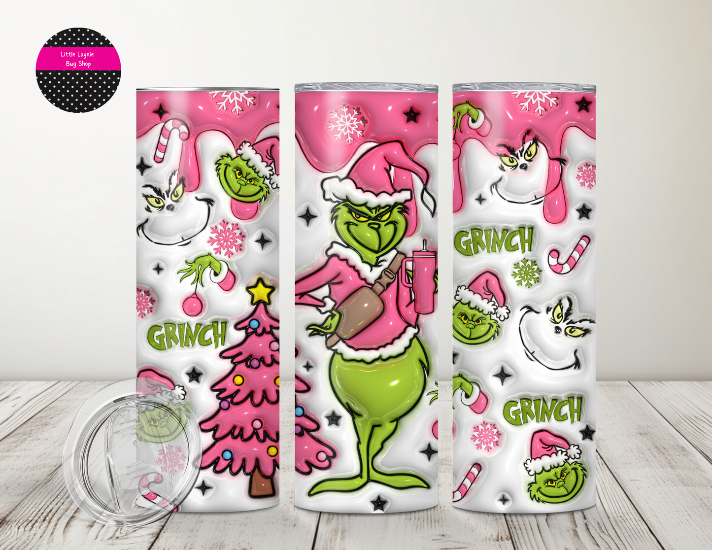 The Grinch 3D Tumbler